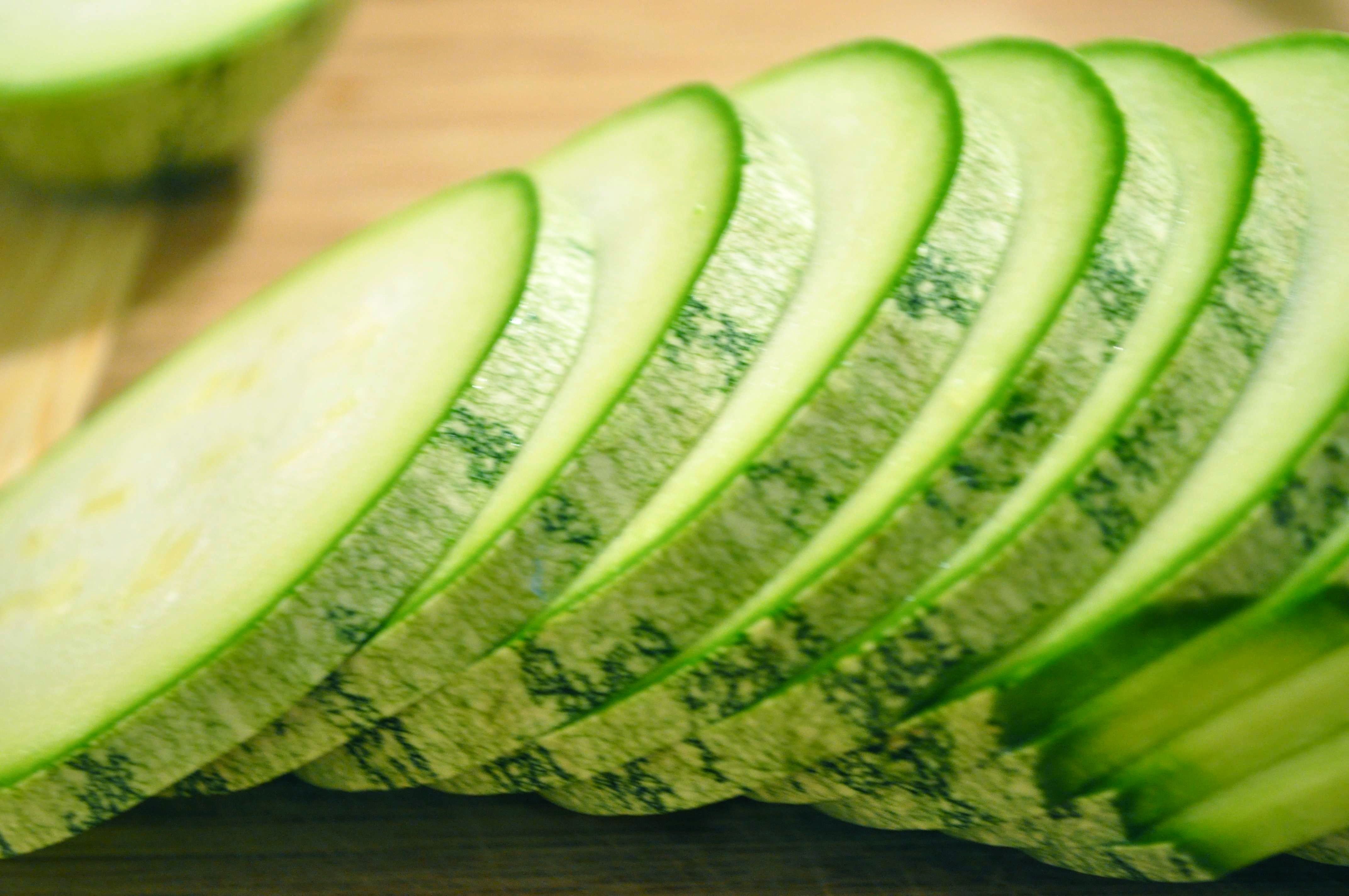 zucchini slices