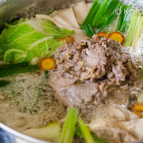 Bulgogi Hot Pot Boiling