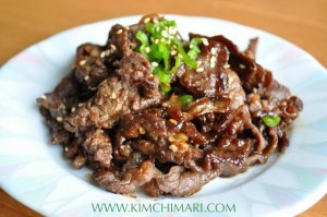 Korean BBQ Beef - Bulgogi (불고기)