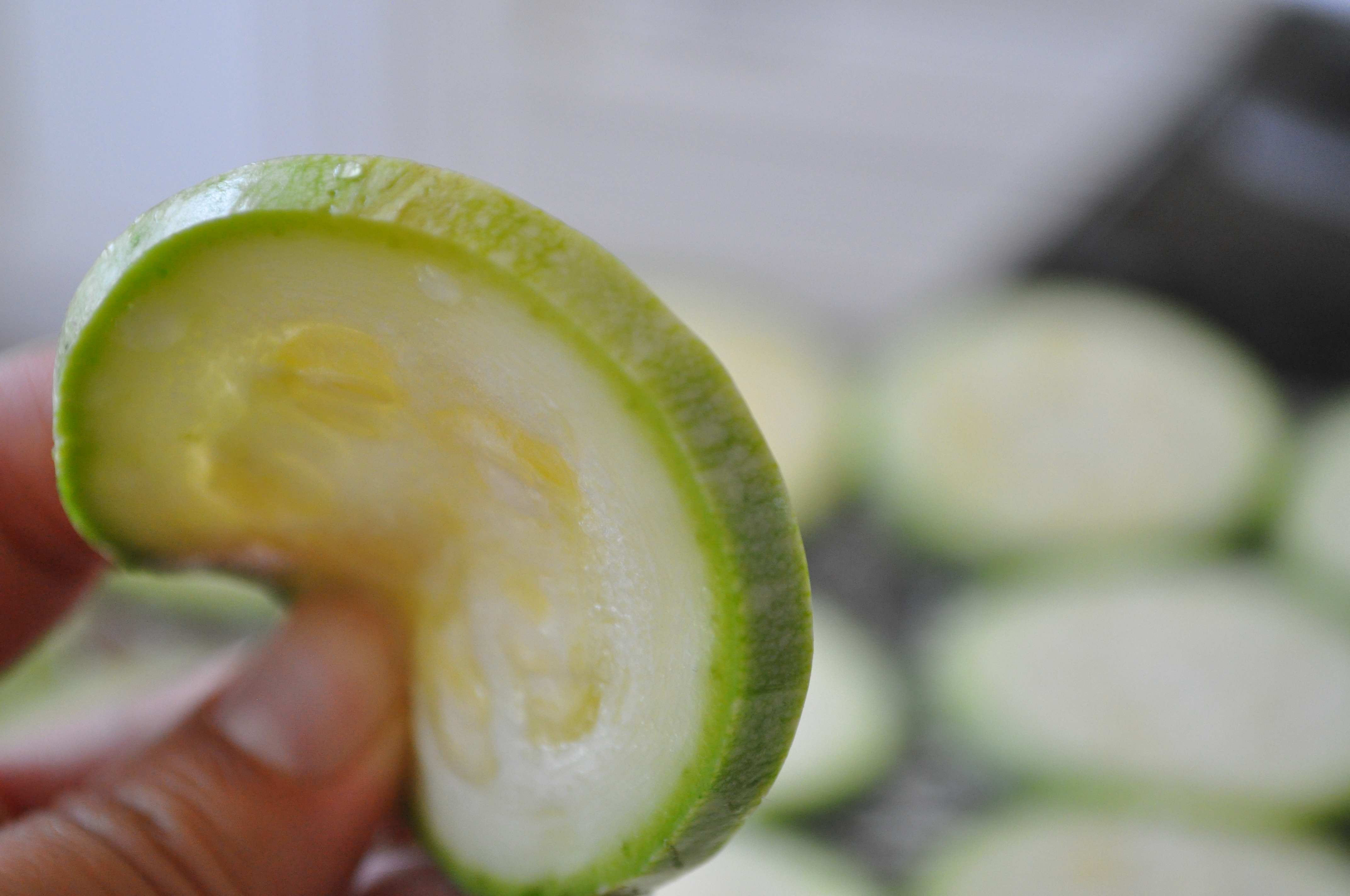 zucchini is ready to be cooked