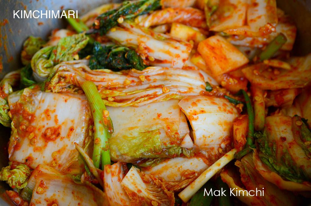 Easy Kimchi mixed