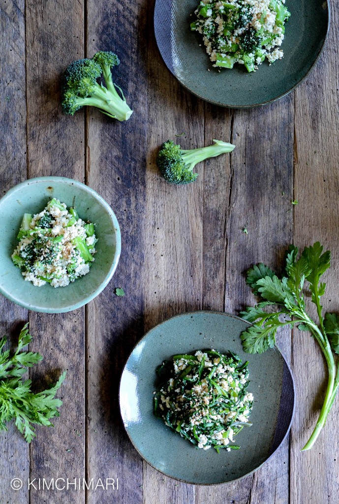 Easy tofu recipe duo with broccoli and ssukgat