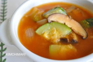 Meatless Spicy Zucchini Mushroom Stew