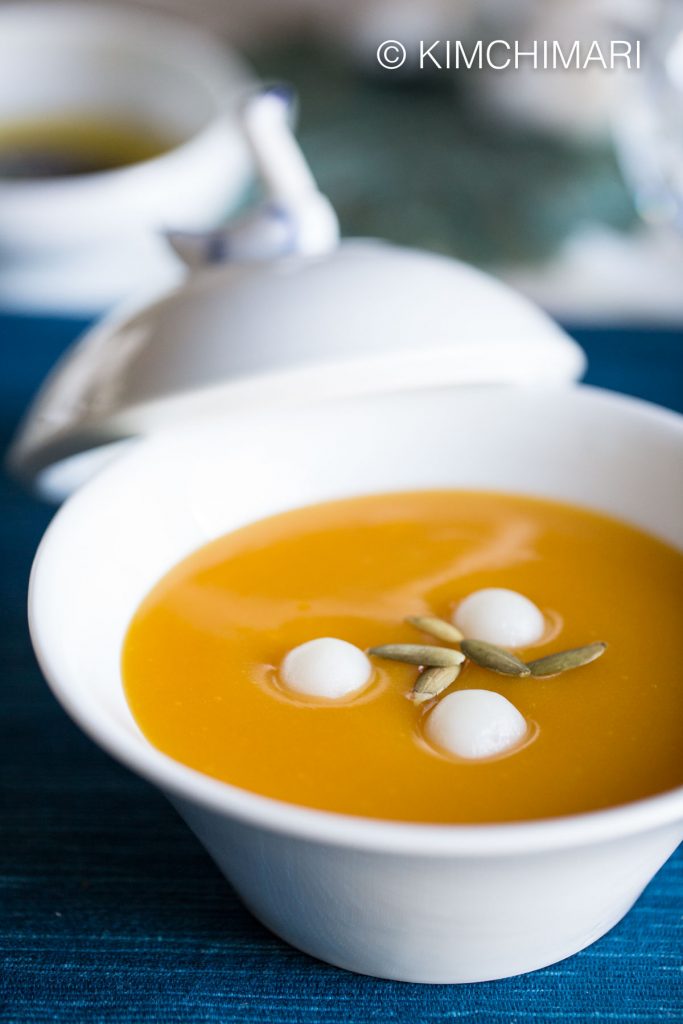 HobakJuk (호박죽 Korean Pumpkin Porridge)