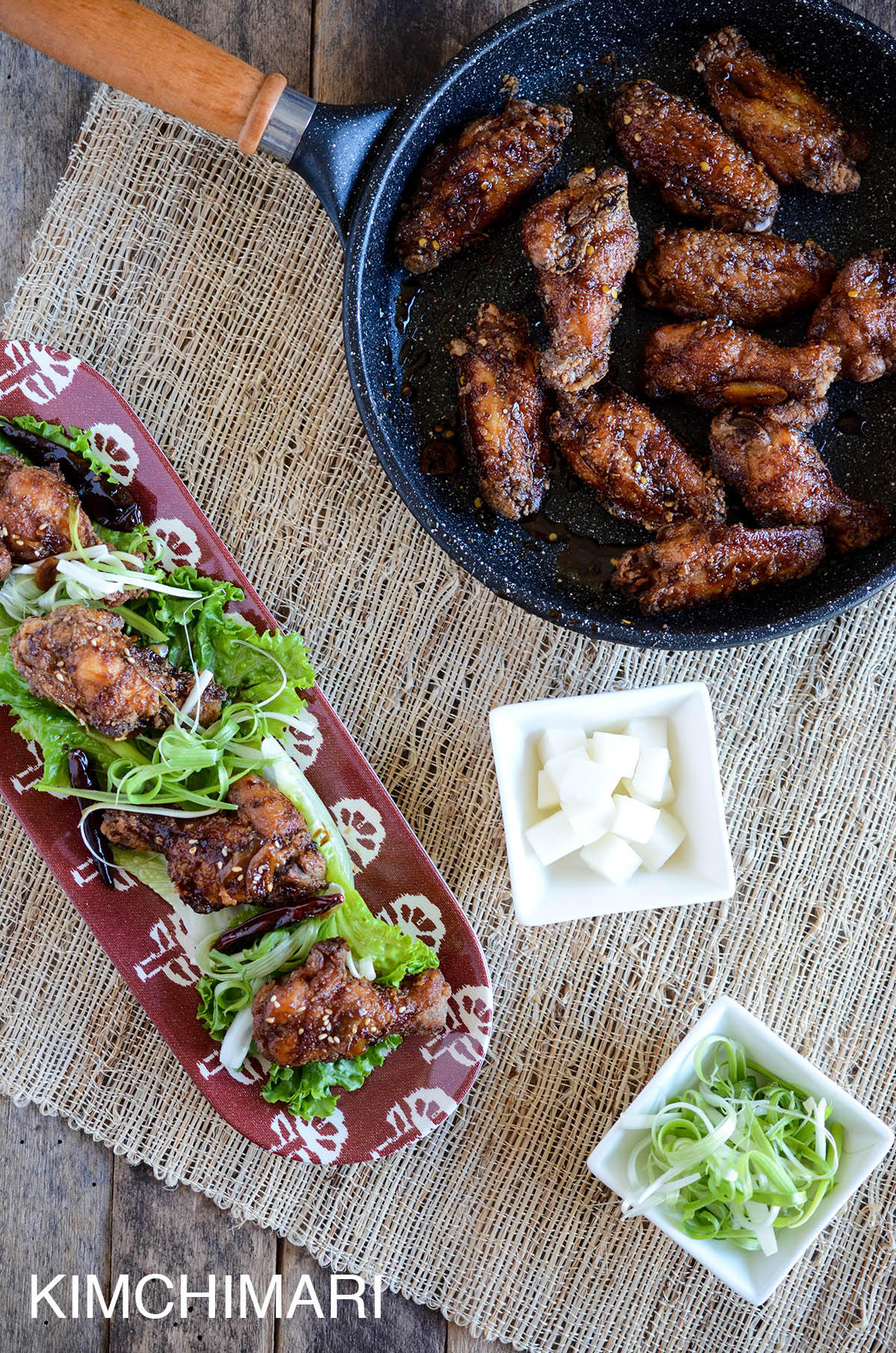 Korean Fried Chicken with Sweet Soy Glaze