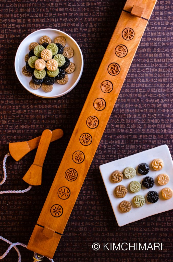 Korean Tea Cookies Dasik with Mold