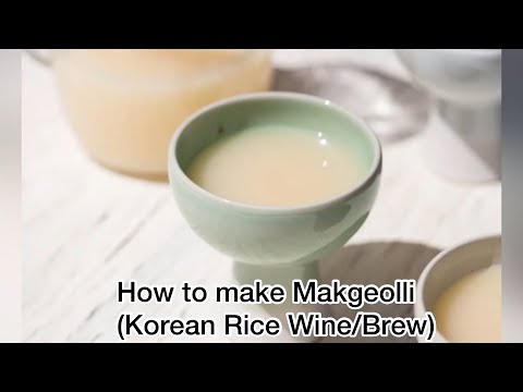 How to make Makgeolli (Korean Rice Wine/Liquor) - narrated