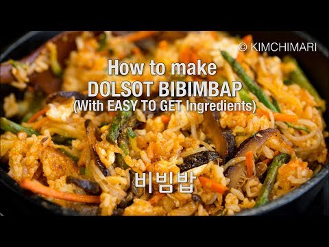 Bibimbap (Korean Stone Pot Rice Bowl) #koreanfood #koreancooking #koreanrecipes #bibimbap