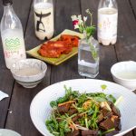 Makgeolli Tasting at my Sister's home in Seoul - with Muk Muchim