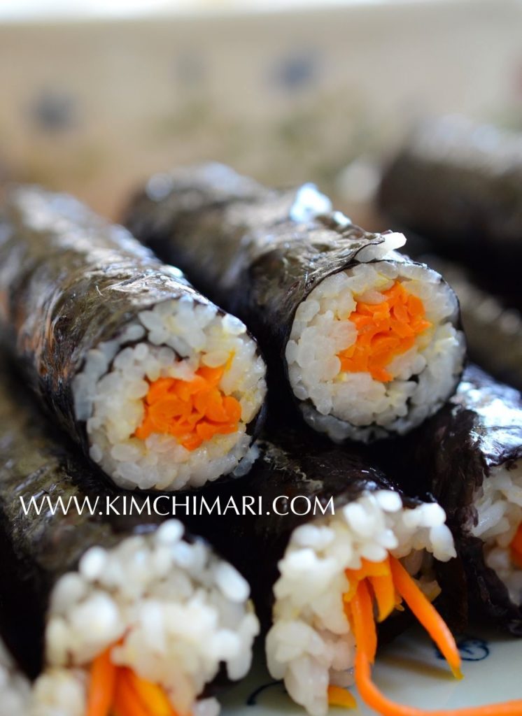 Mini Mayak or Drug Kimbap with carrots