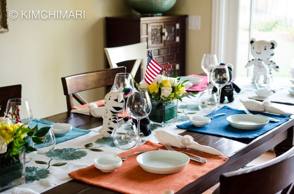 Pyeongchang Winter Olmypics 2018 - Table Setting