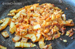 Sauteed Kimchi for Kimchi Fried Rice