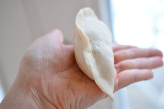 finished mandu/dumpling