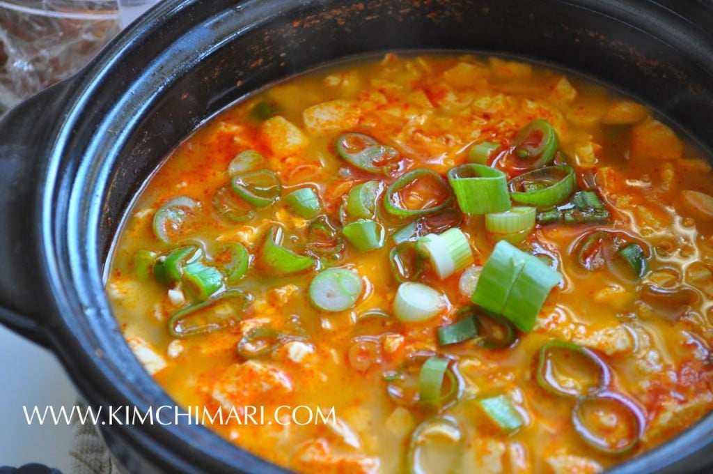 Sundubu Jjigae (Soft Tofu Stew) Finishied