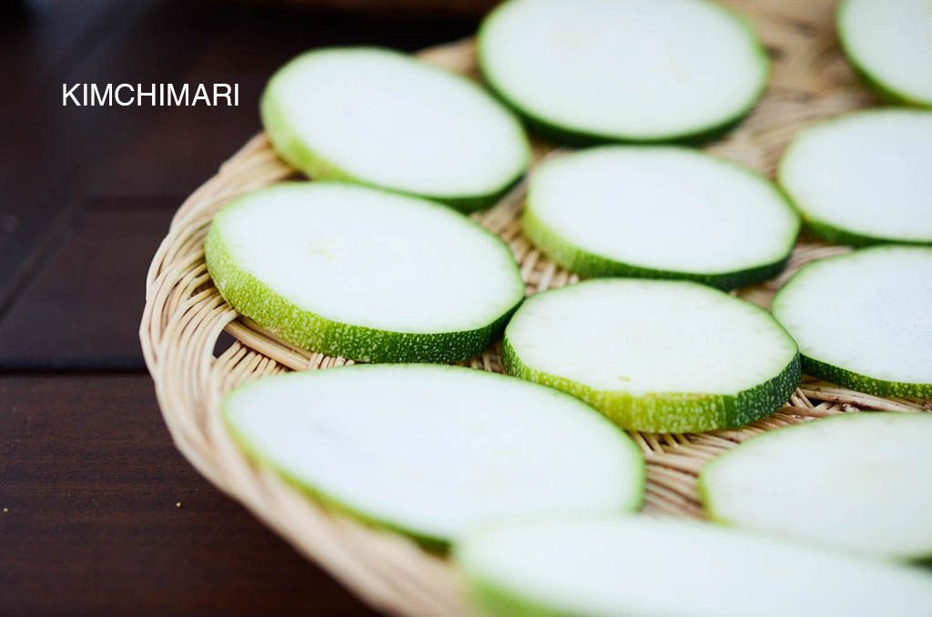 My Zucchini all sliced and ready for drying